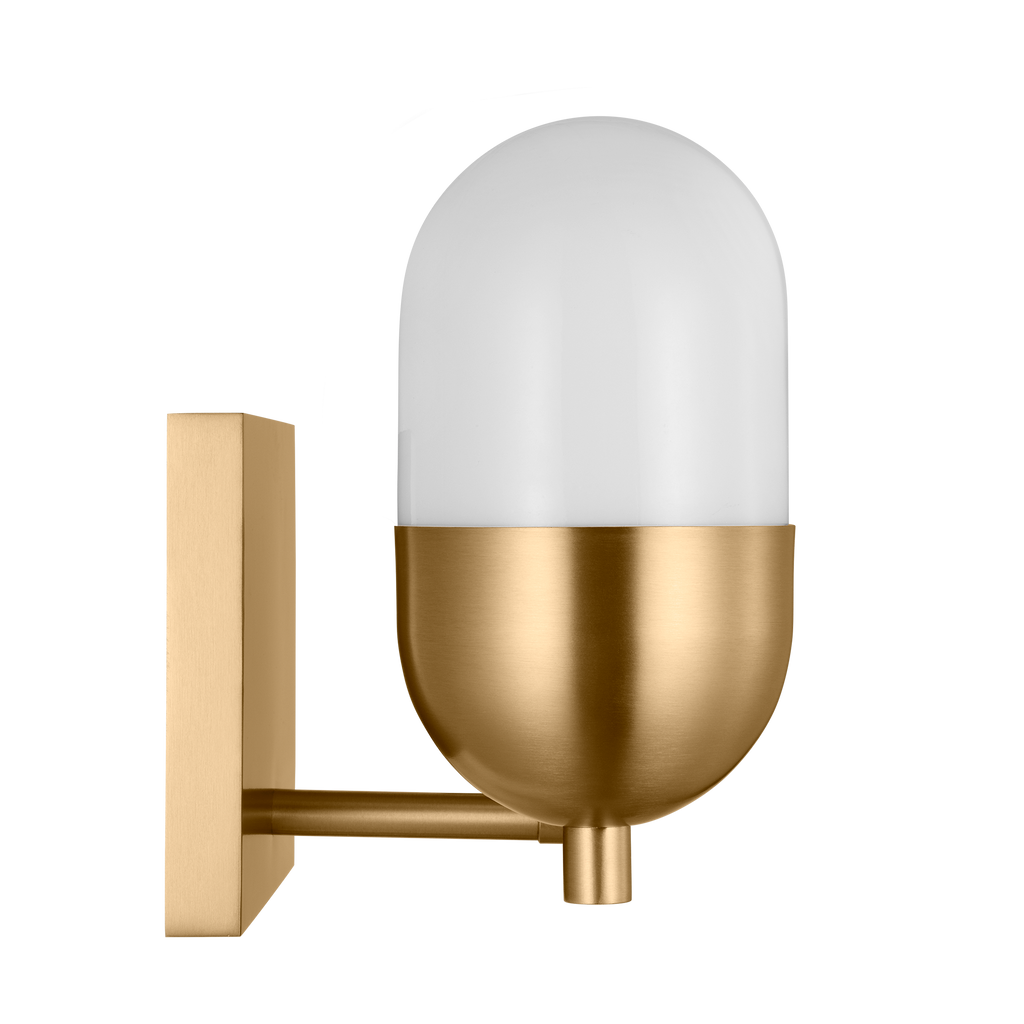 Foster Medium Vanity Satin Brass