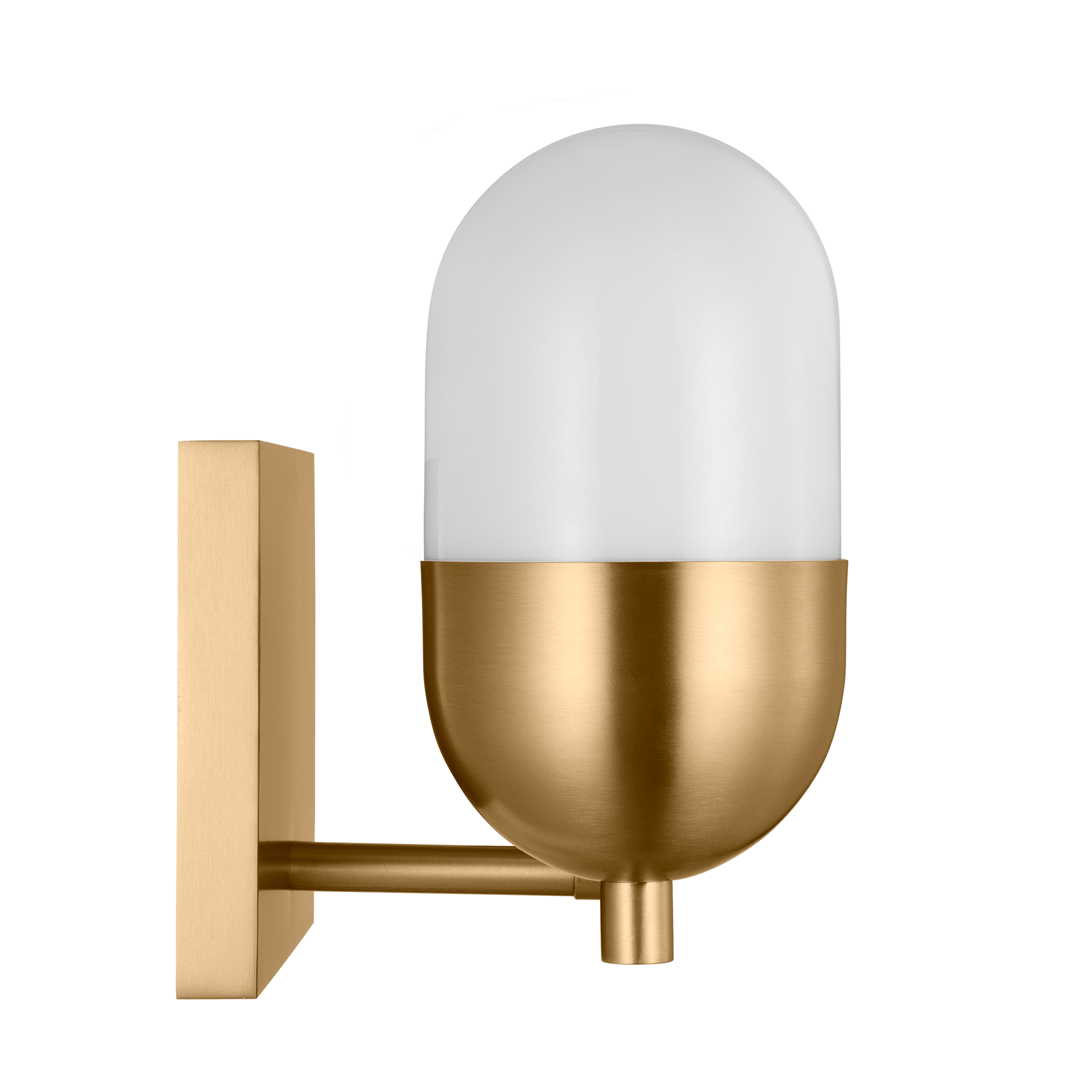 Foster Medium Vanity Satin Brass