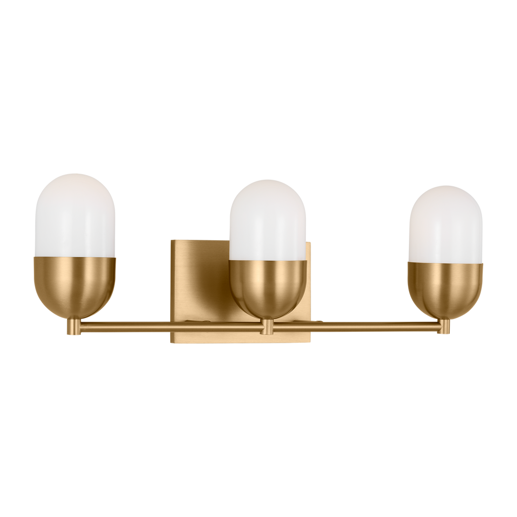 Foster Large Vanity Satin Brass