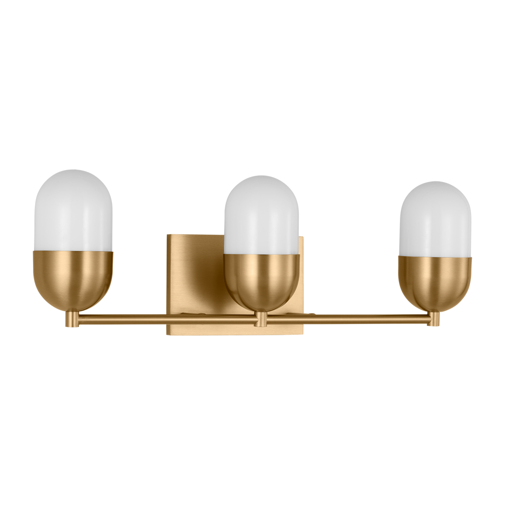 Foster Large Vanity Satin Brass
