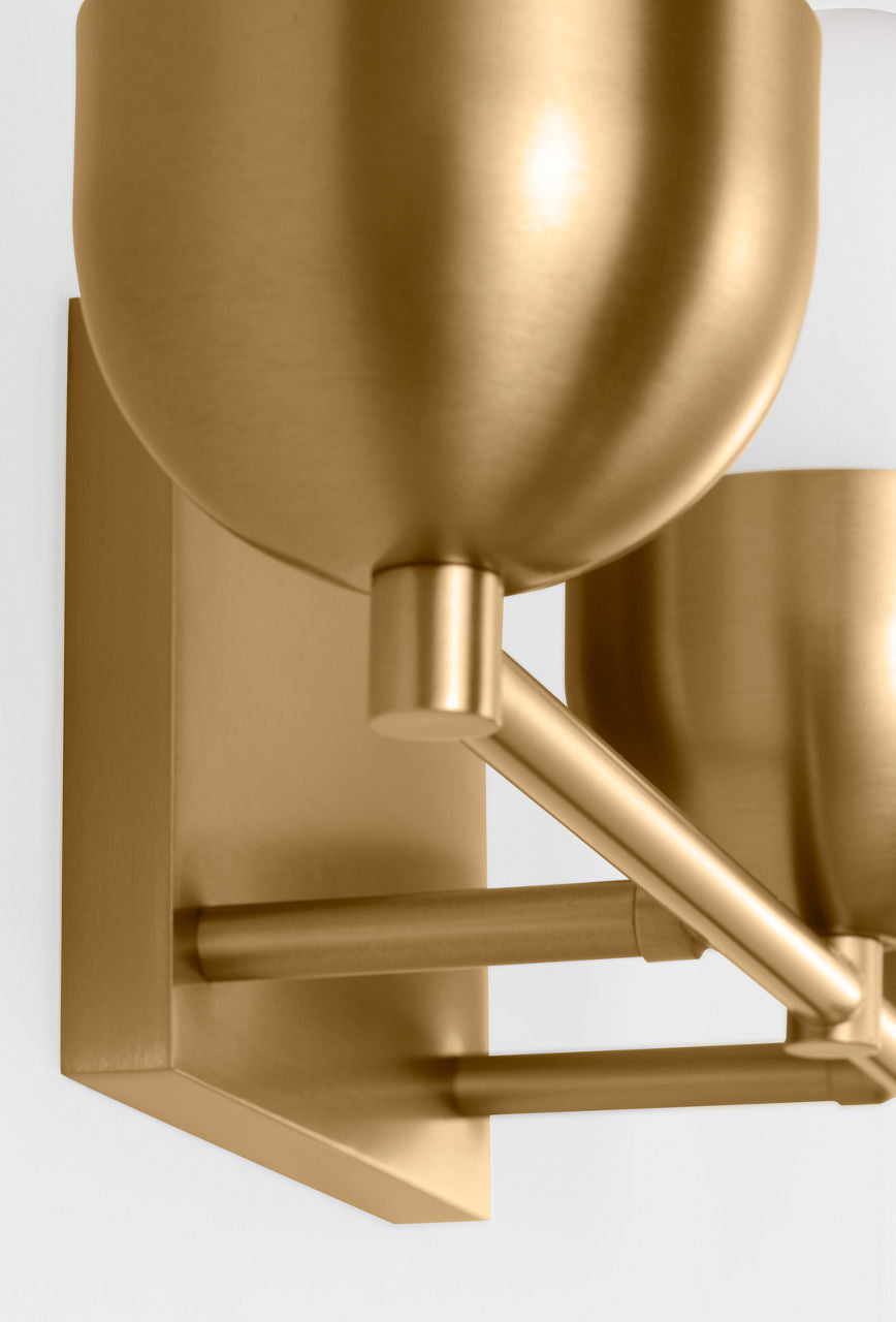 Foster Large Vanity Satin Brass
