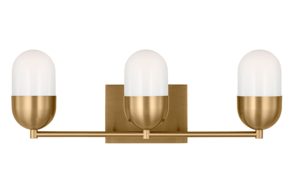Foster Large Vanity Satin Brass