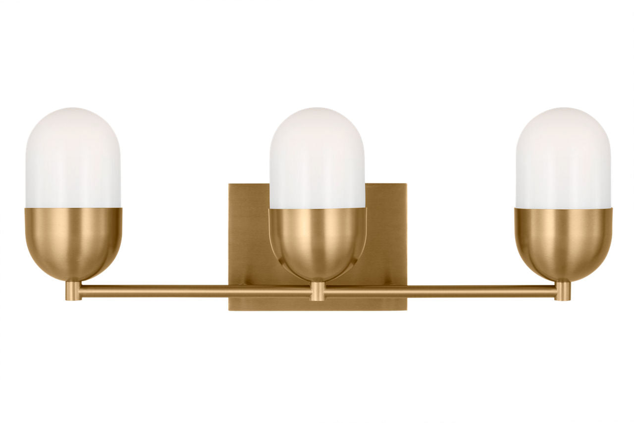 Foster Large Vanity Satin Brass
