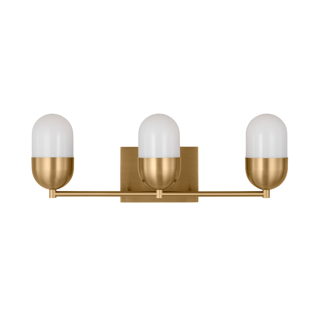 Foster Large Vanity Satin Brass