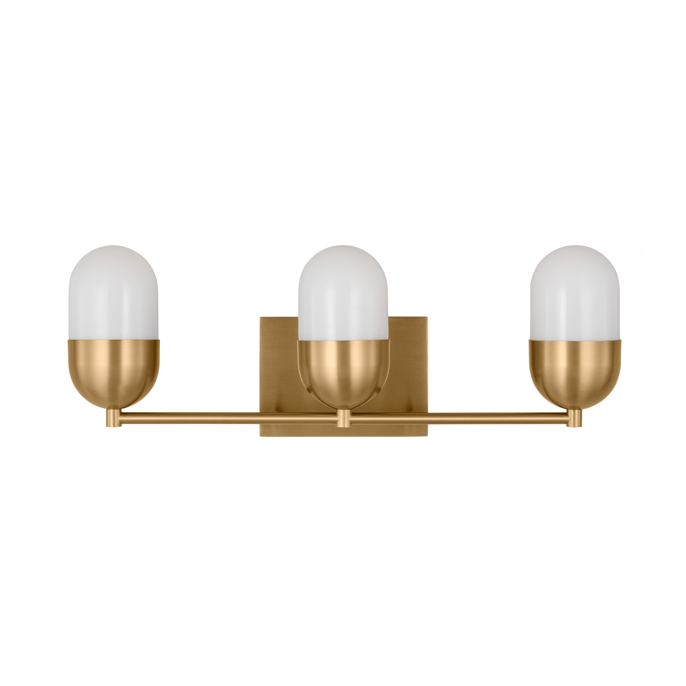 Foster Large Vanity Satin Brass