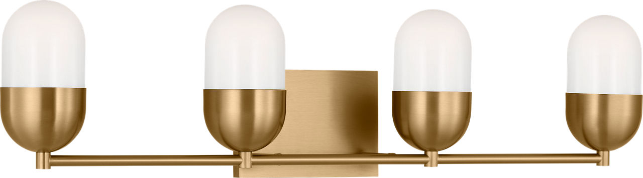 Foster Extra Large Vanity Satin Brass