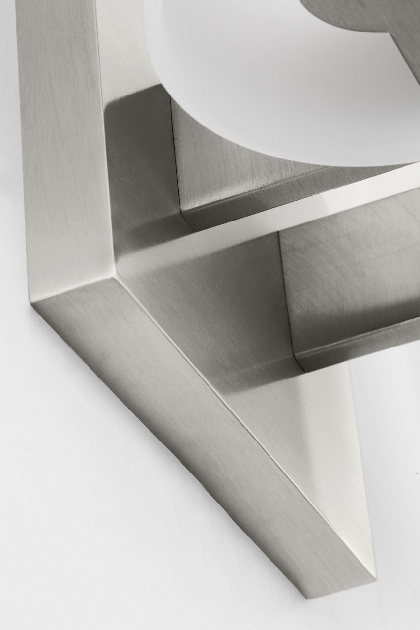 Rhode Medium Vanity Brushed Steel