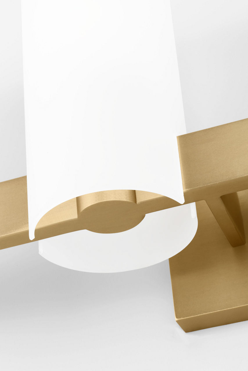 Rhode Extra Large Vanity Satin Brass