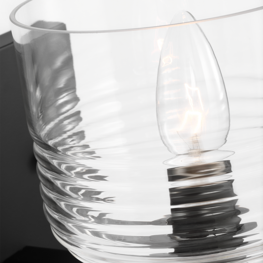 Lochdale Small Sconce Midnight Black