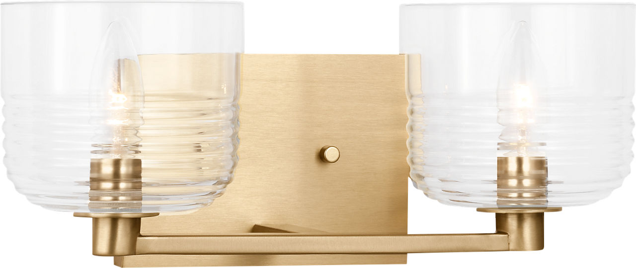 Lochdale Medium Vanity Satin Brass