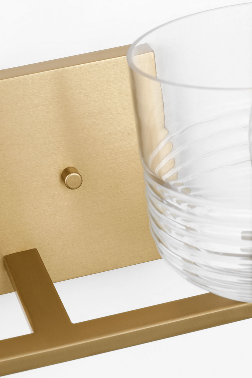 Lochdale Medium Vanity Satin Brass