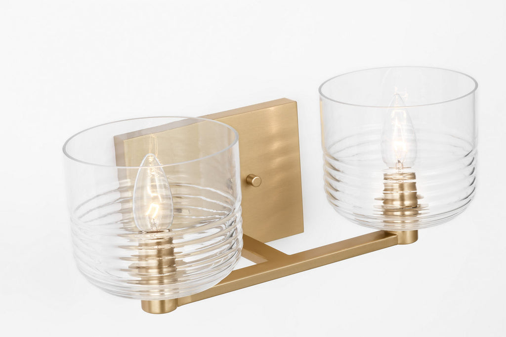 Lochdale Medium Vanity Satin Brass