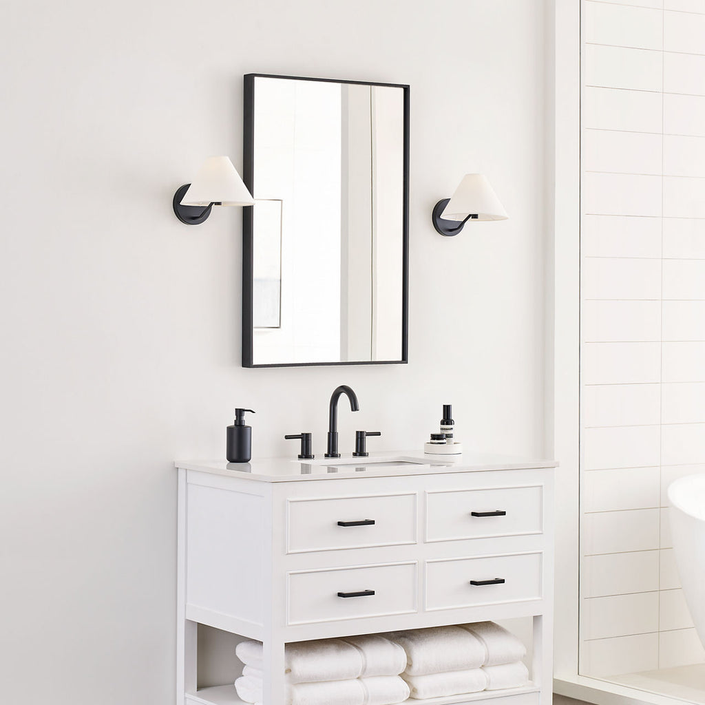Burke Medium Sconce Midnight Black