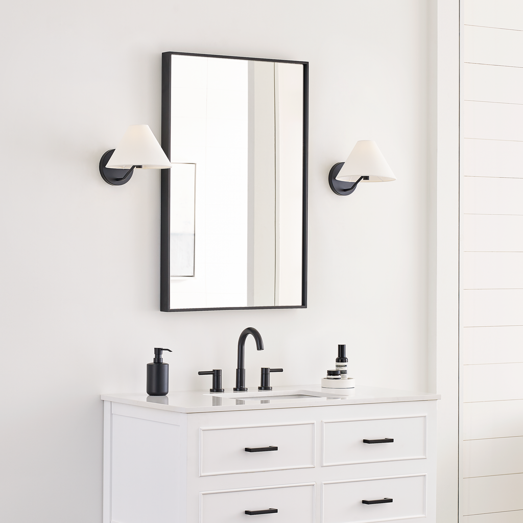 Burke Medium Sconce Midnight Black