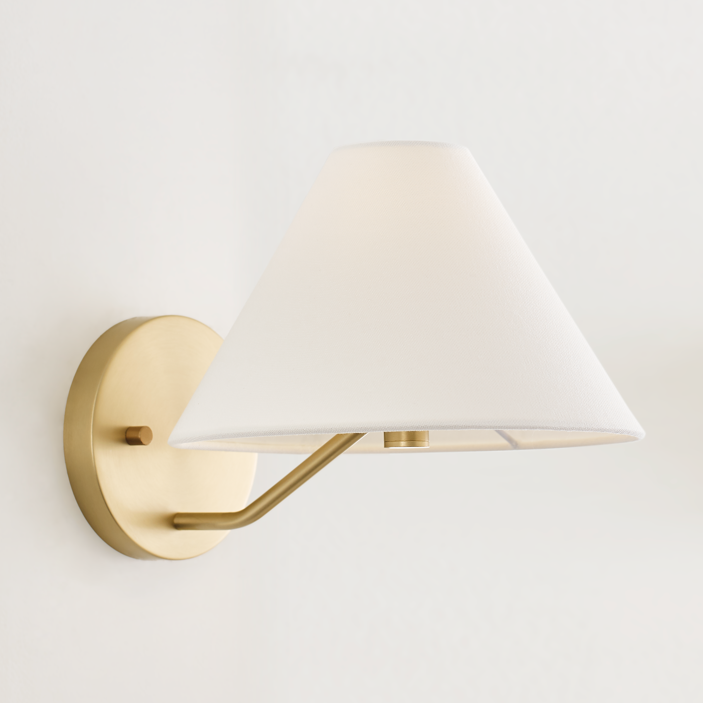 Burke Medium Sconce Satin Brass