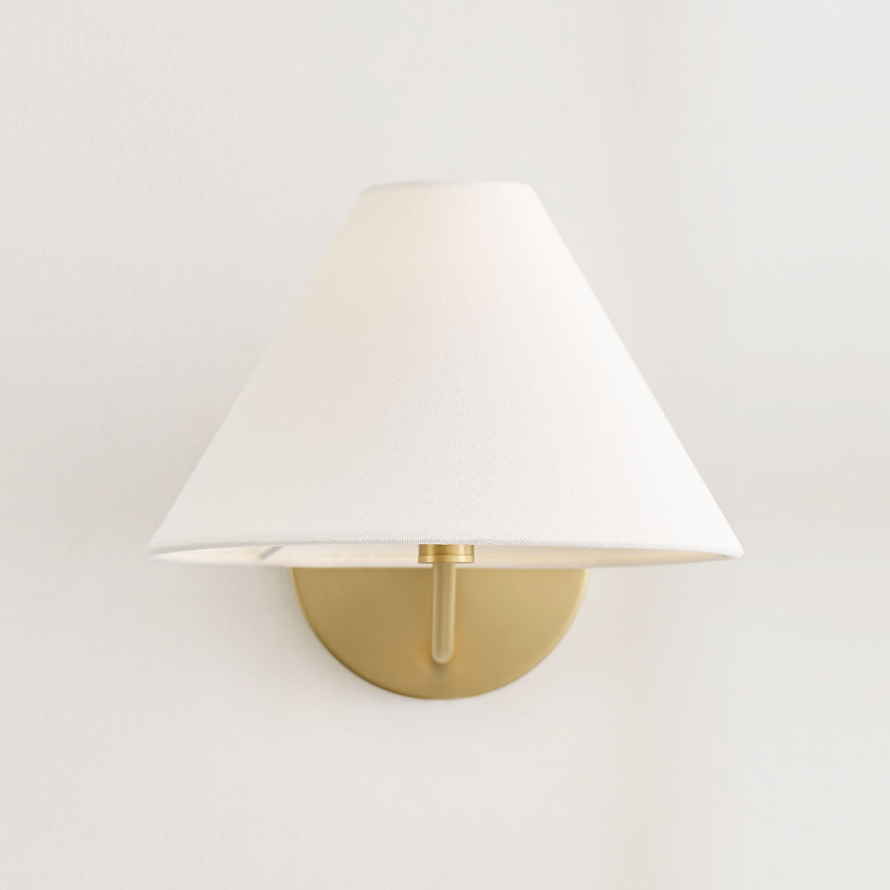 Burke Medium Sconce Satin Brass