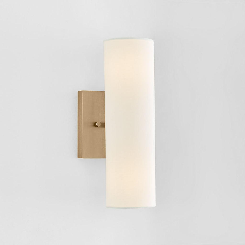 Capalino Medium Double Sconce Satin Brass
