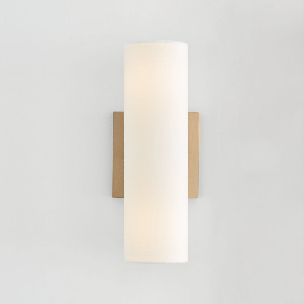 Capalino Medium Double Sconce Satin Brass