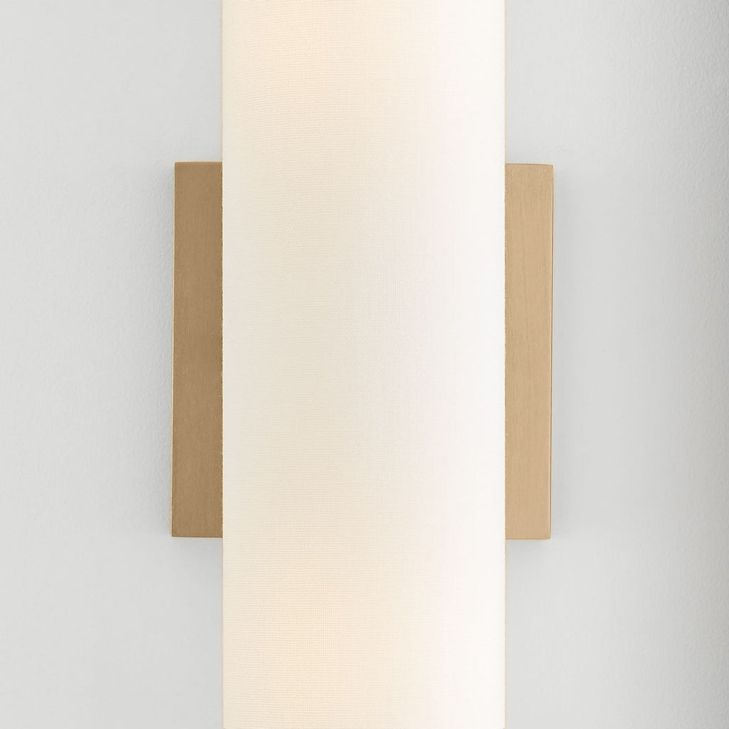 Capalino Medium Double Sconce Satin Brass