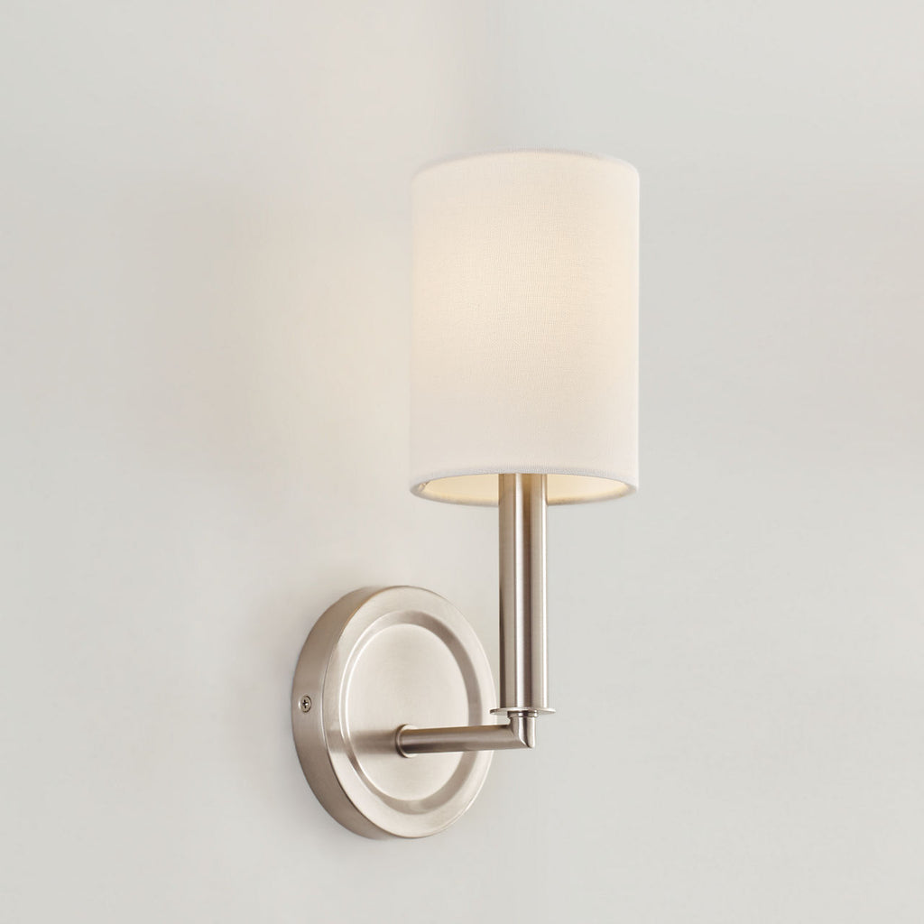 Egmont Medium Sconce Brushed Steel