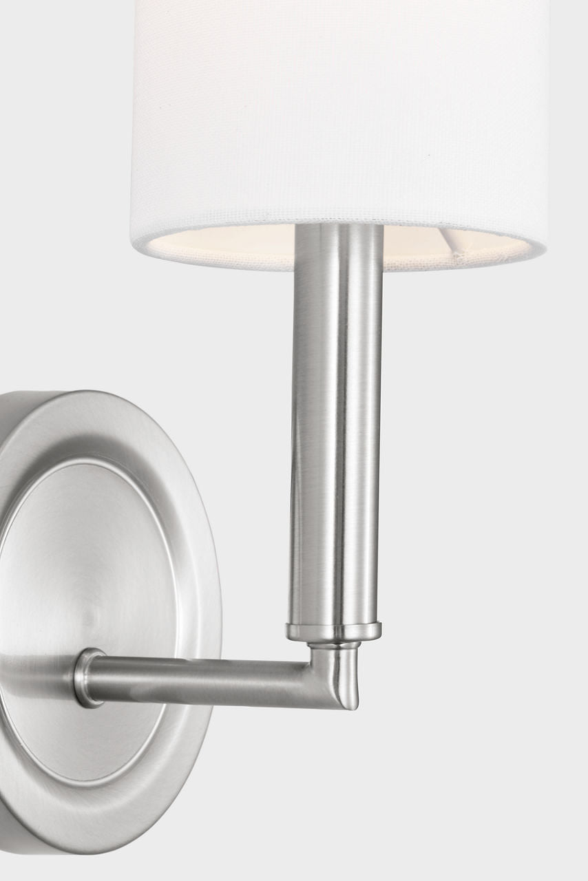 Egmont Medium Sconce Brushed Steel