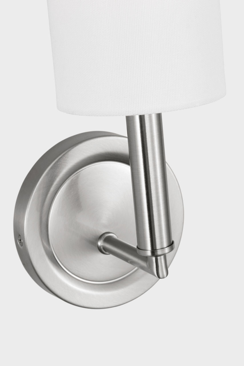 Egmont Medium Sconce Brushed Steel