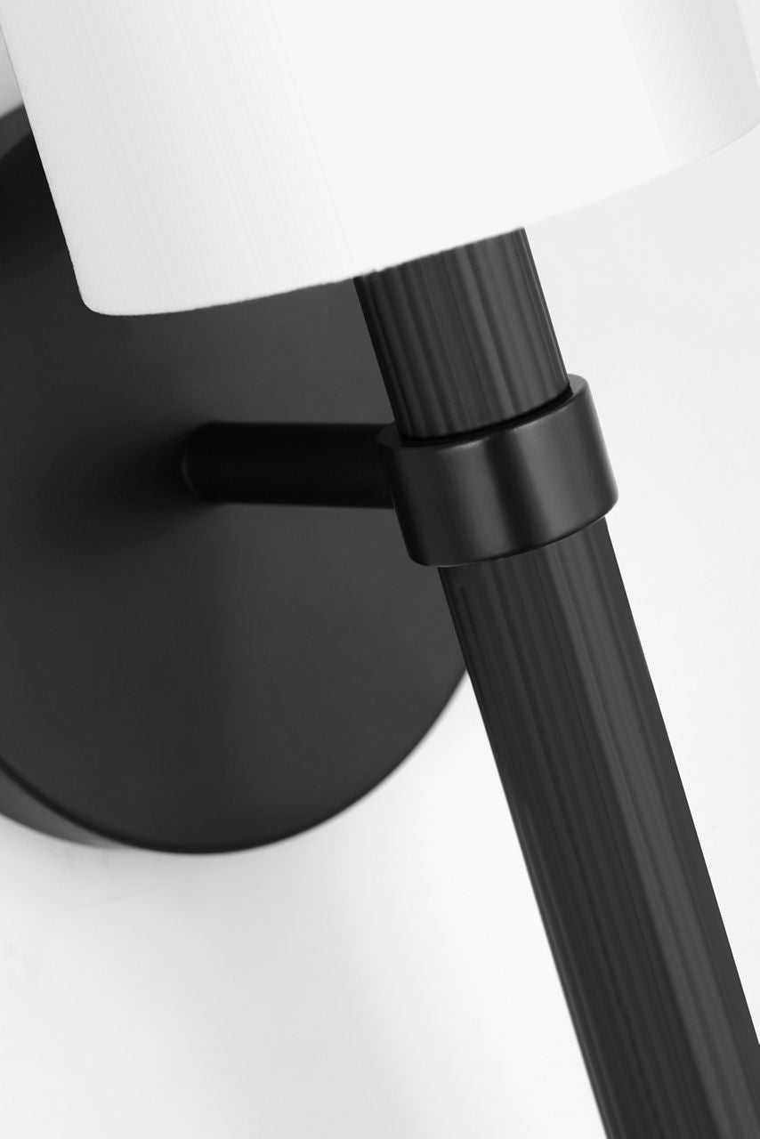 Manor Small Sconce Midnight Black