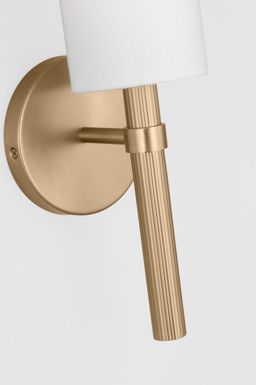 Manor Small Sconce Satin Brass