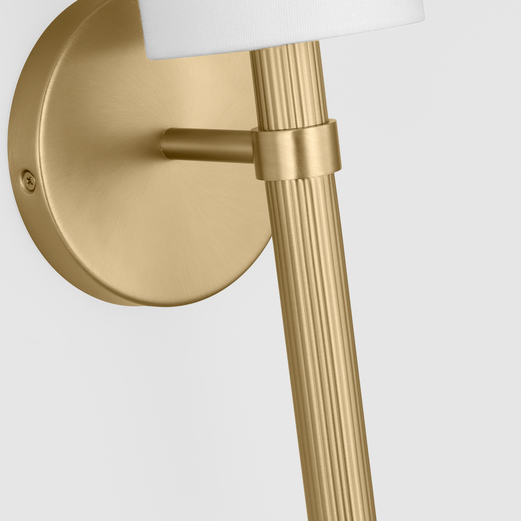Manor Small Sconce Satin Brass
