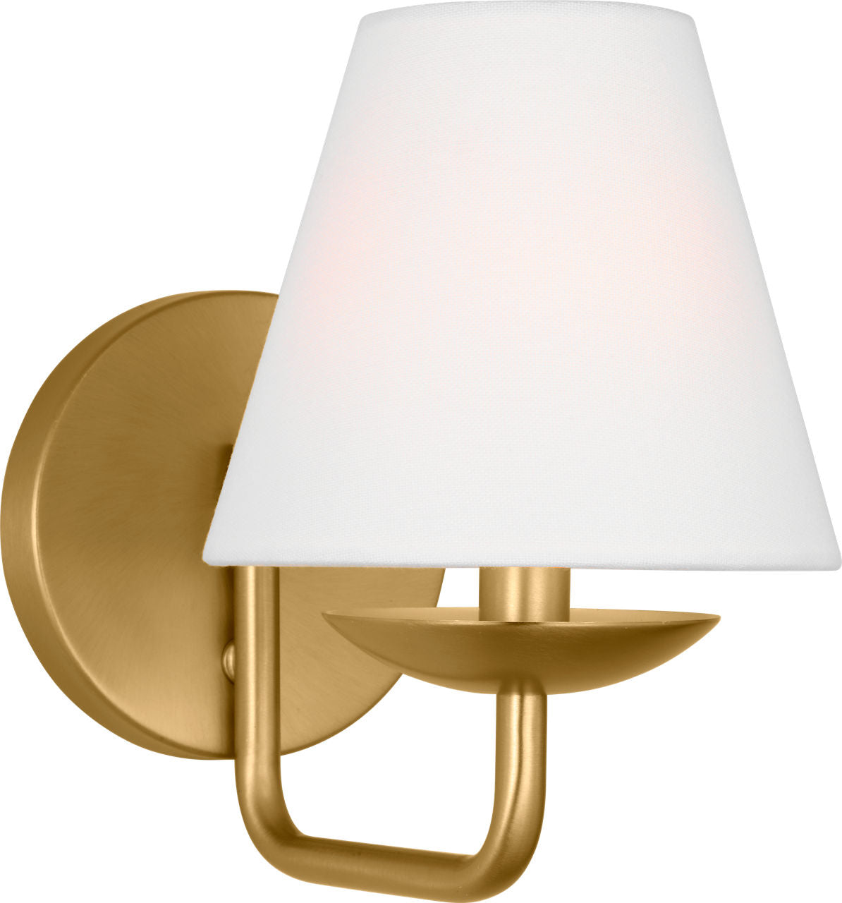 Albion Small Sconce Satin Brass