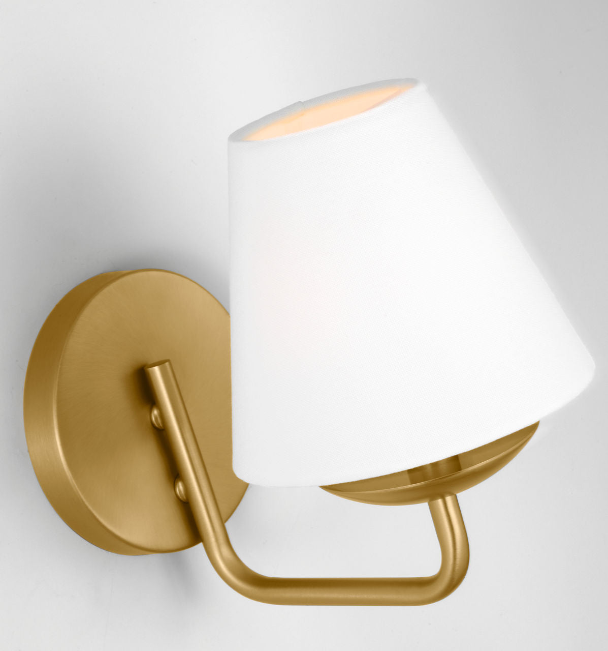 Albion Small Sconce Satin Brass