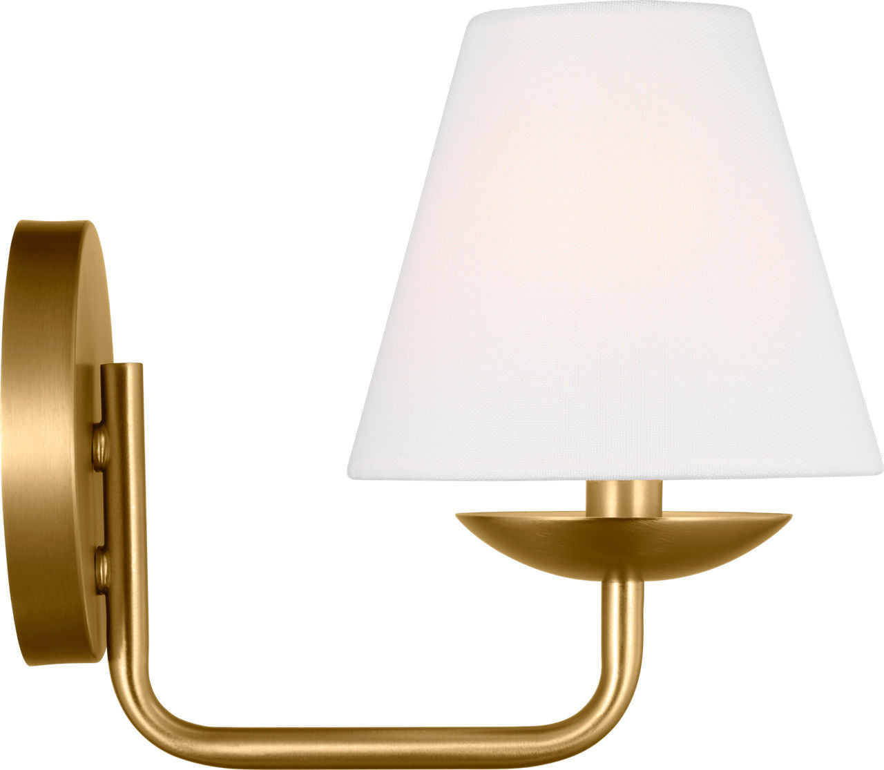Albion Small Sconce Satin Brass