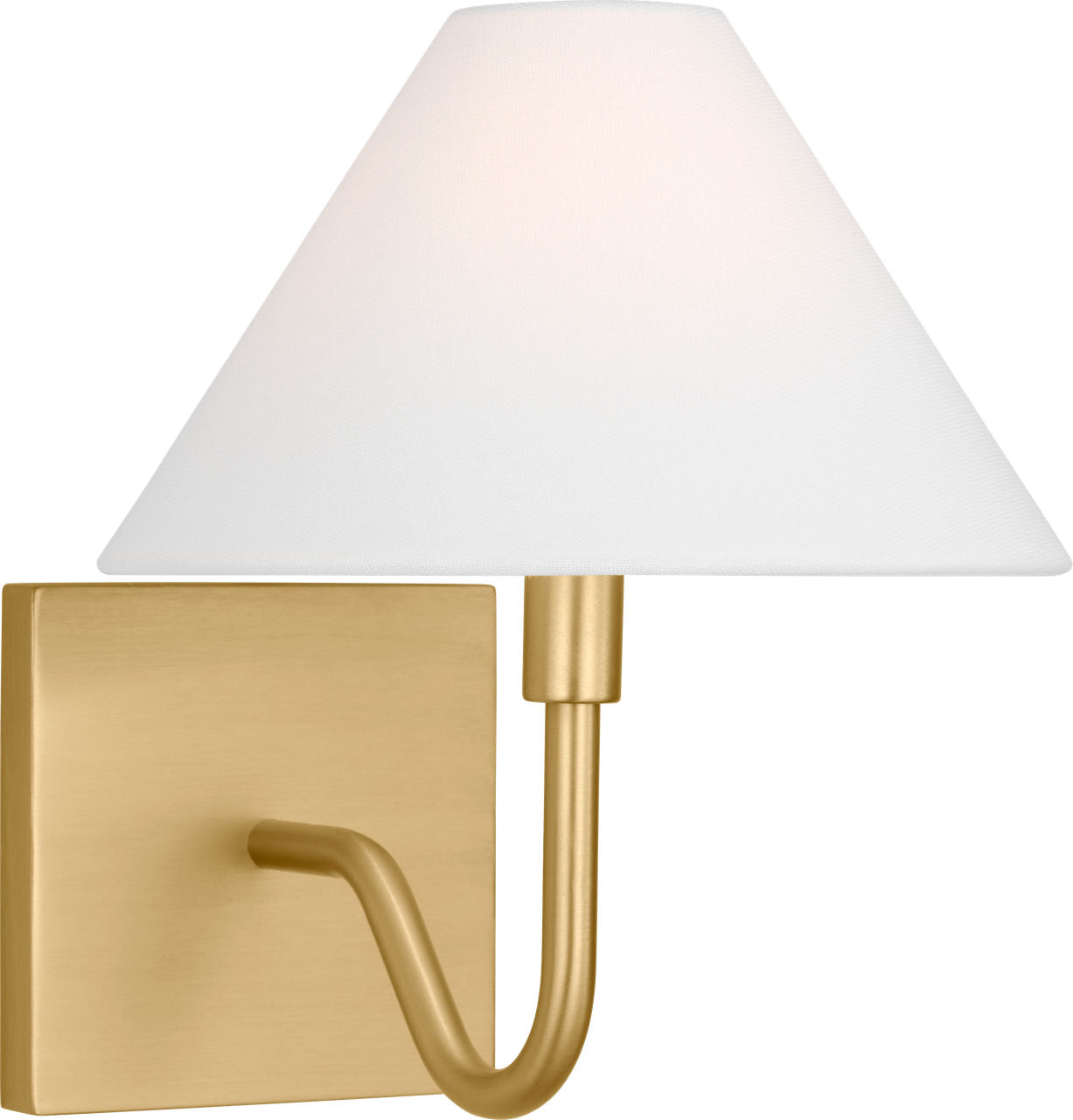 Eldon Small Sconce Satin Brass