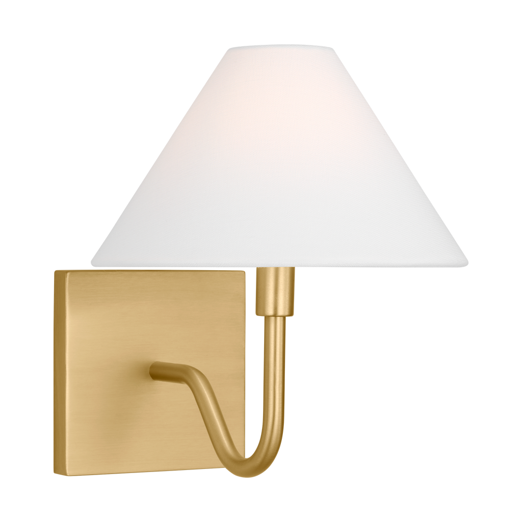 Eldon Small Sconce Satin Brass