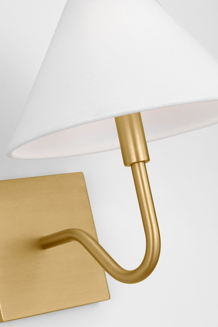 Eldon Small Sconce Satin Brass