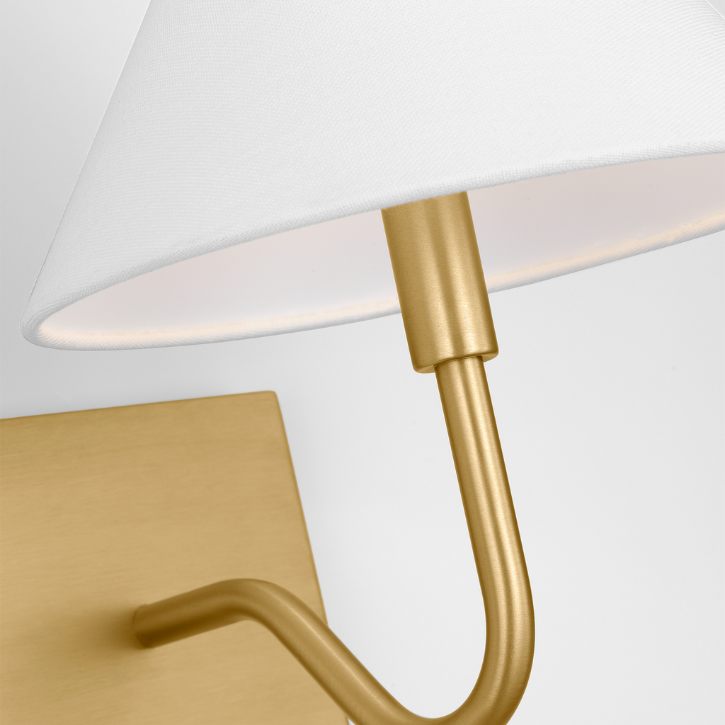 Eldon Small Sconce Satin Brass