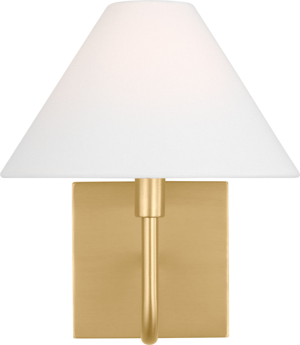 Eldon Small Sconce Satin Brass