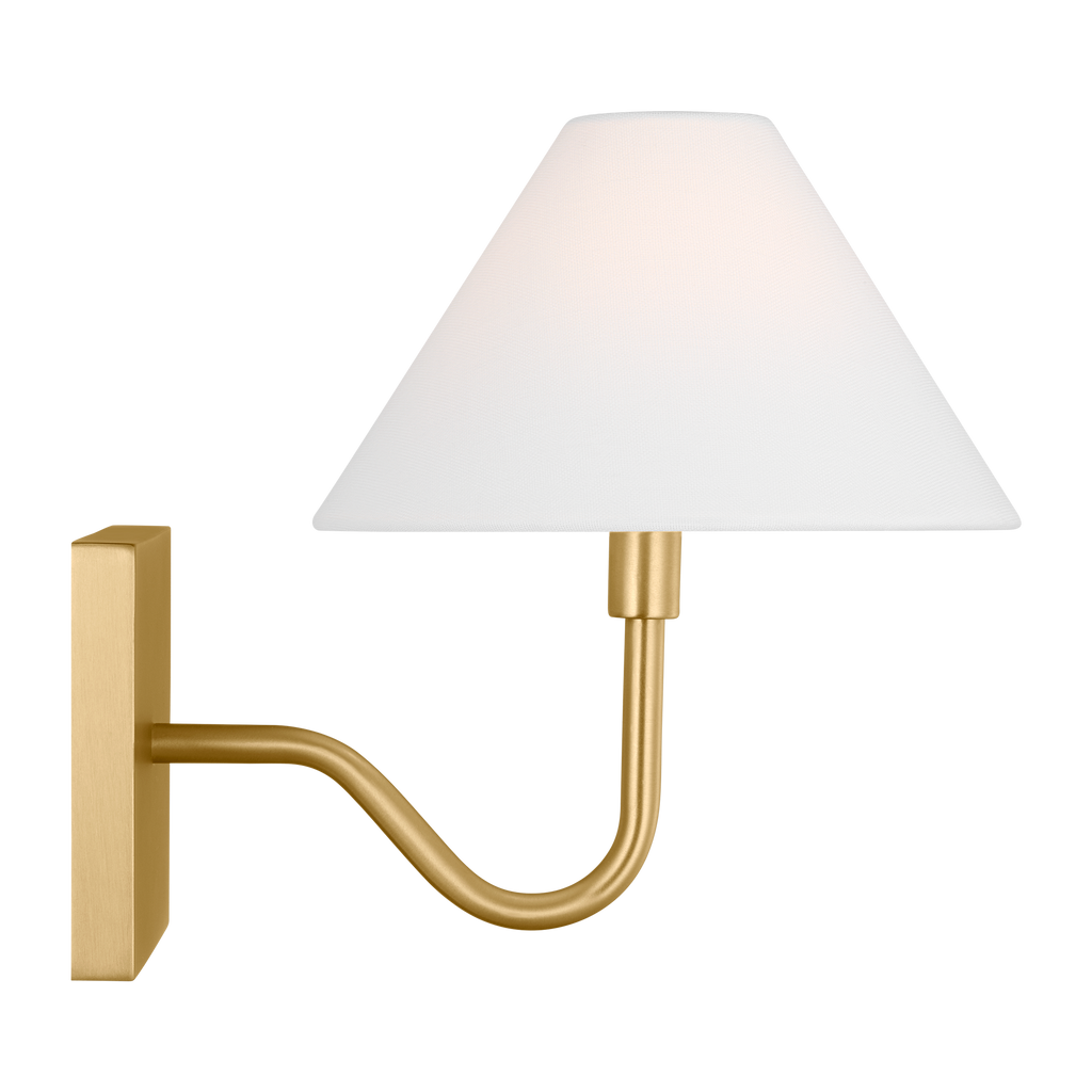 Eldon Small Sconce Satin Brass