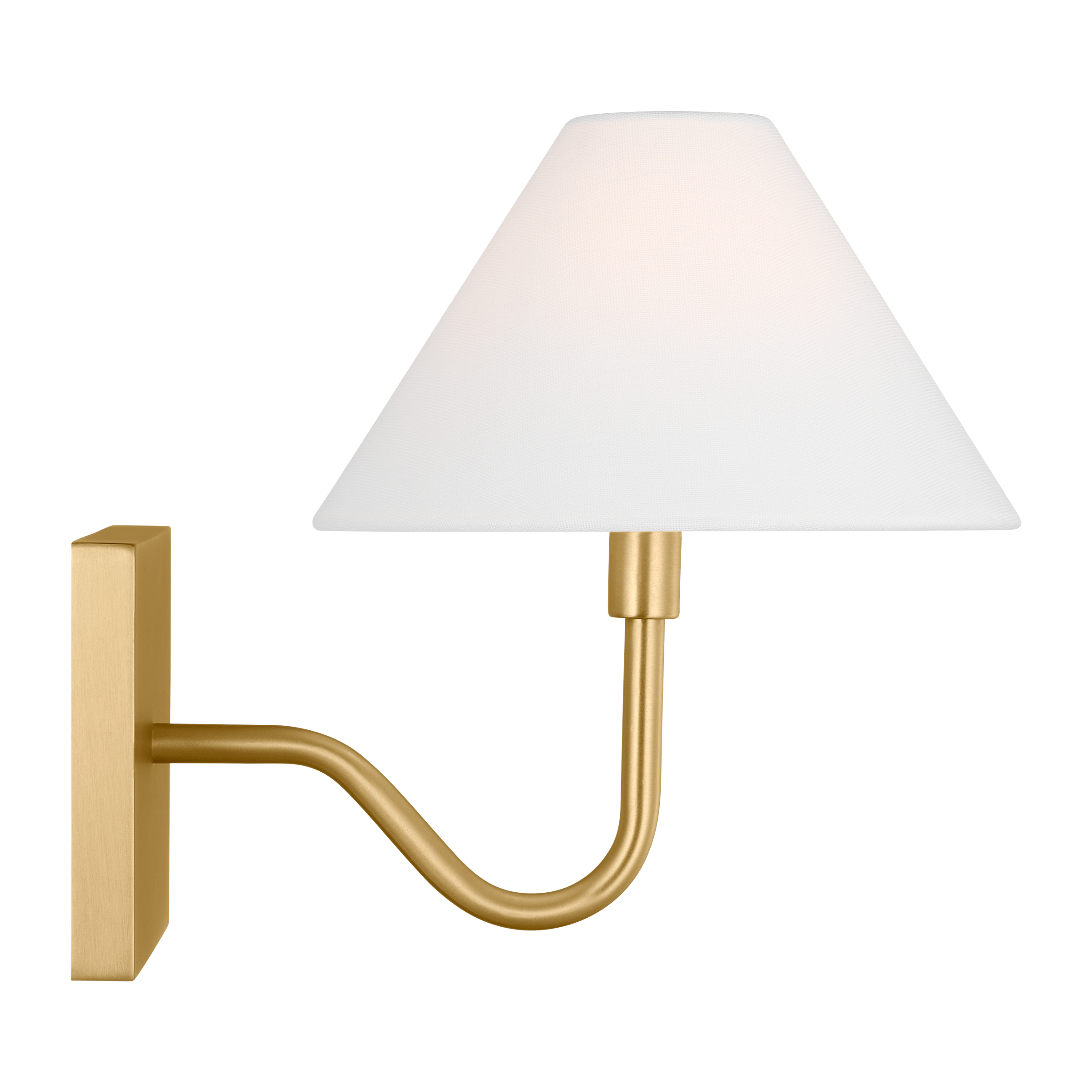 Eldon Small Sconce Satin Brass