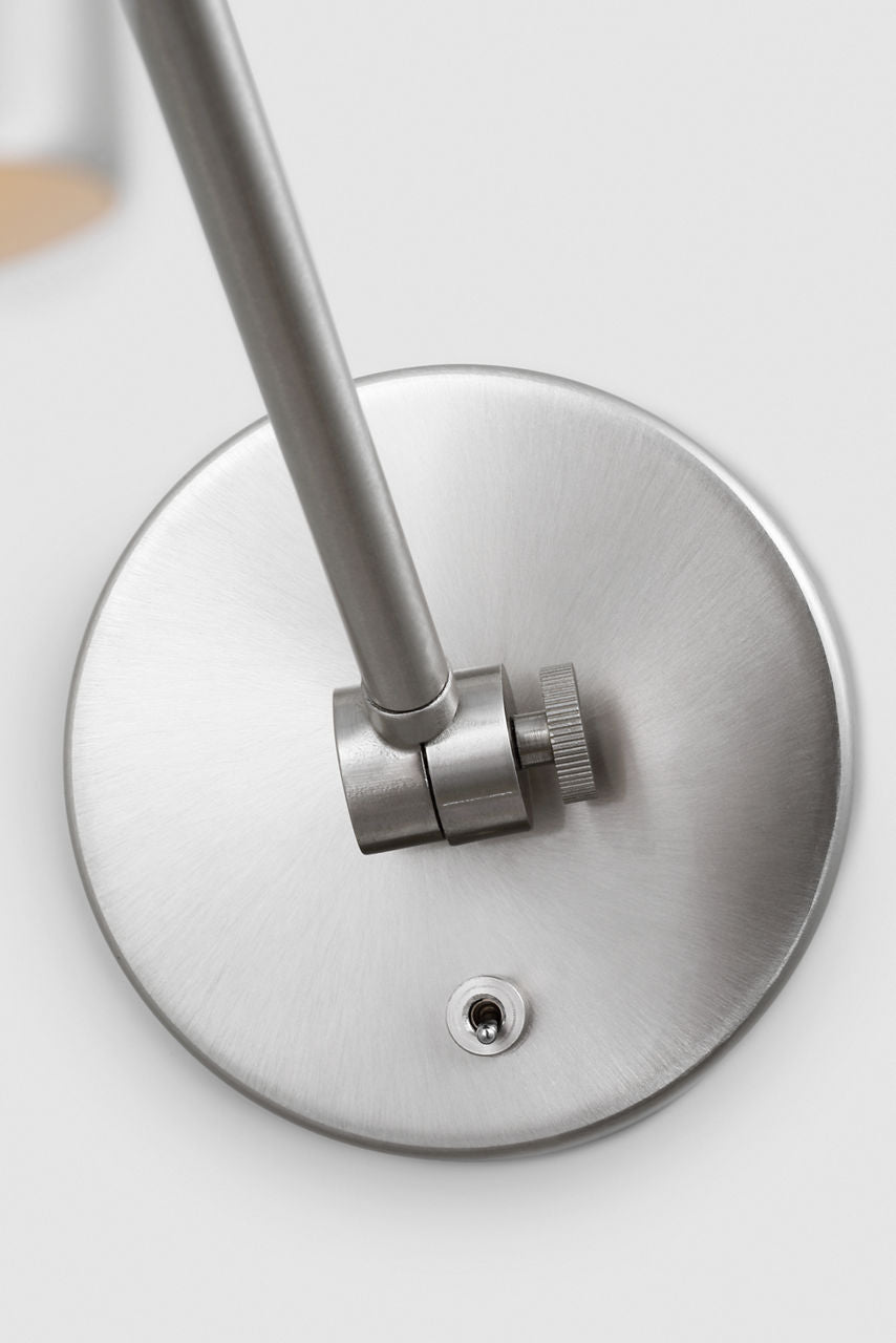 Frasar Arm Medium Sconce Brushed Nickel