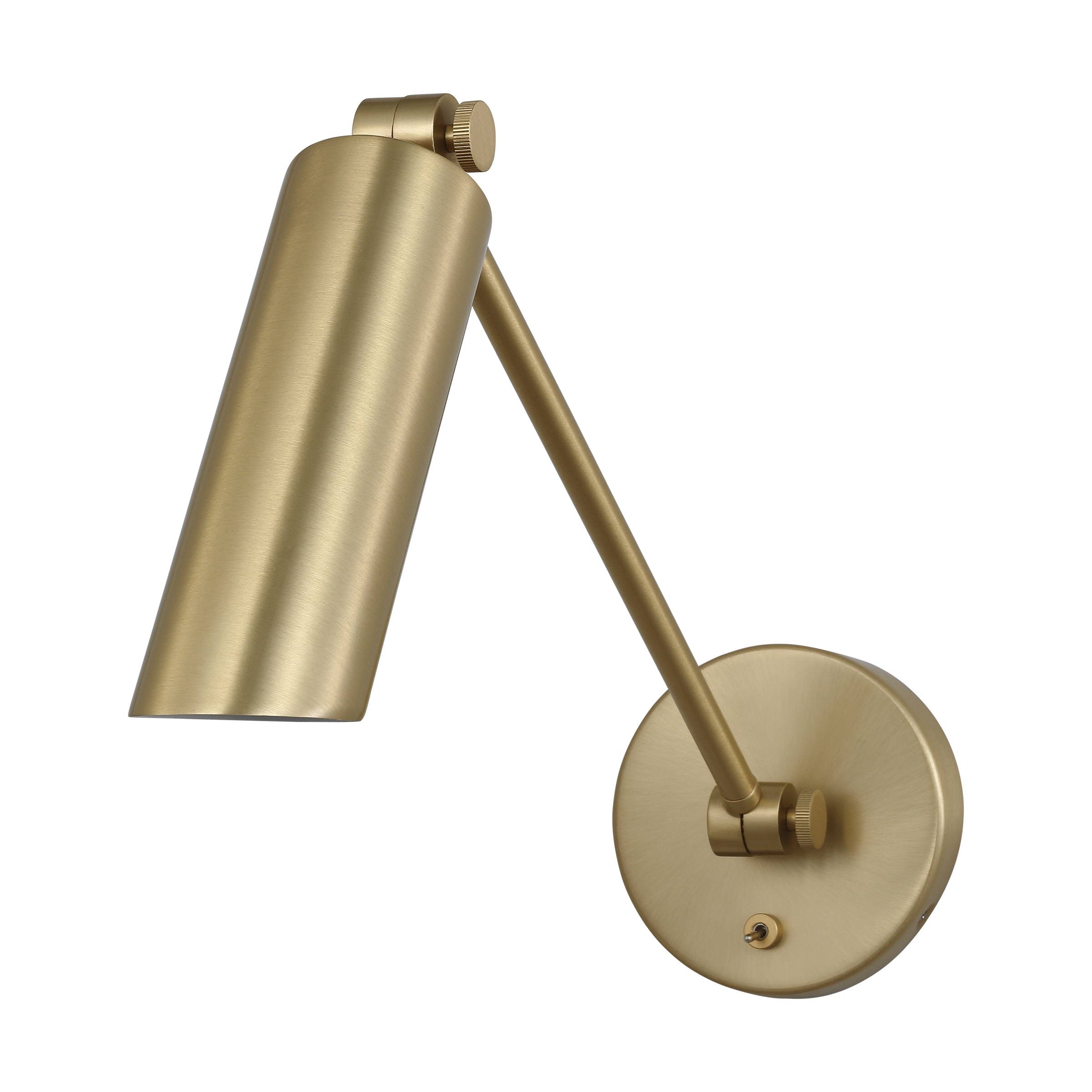 Frasar Arm Medium Sconce Satin Brass