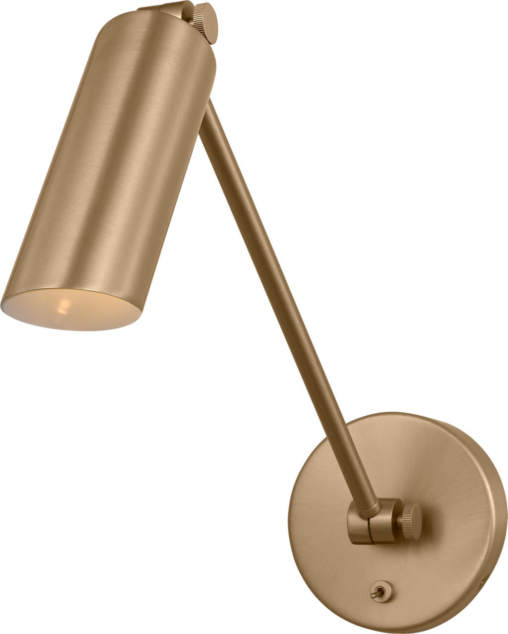 Frasar Arm Medium Sconce Satin Brass