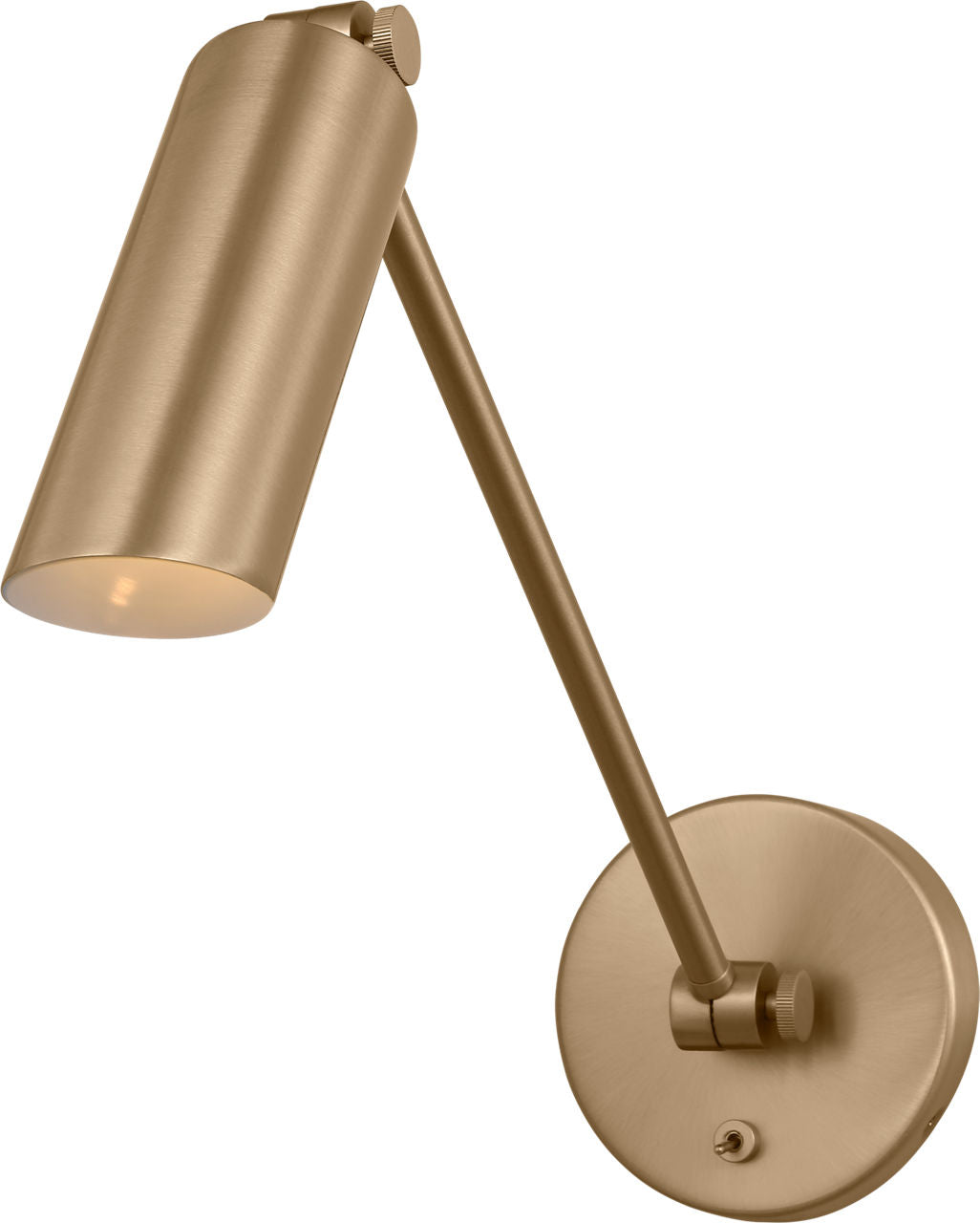 Frasar Arm Medium Sconce Satin Brass