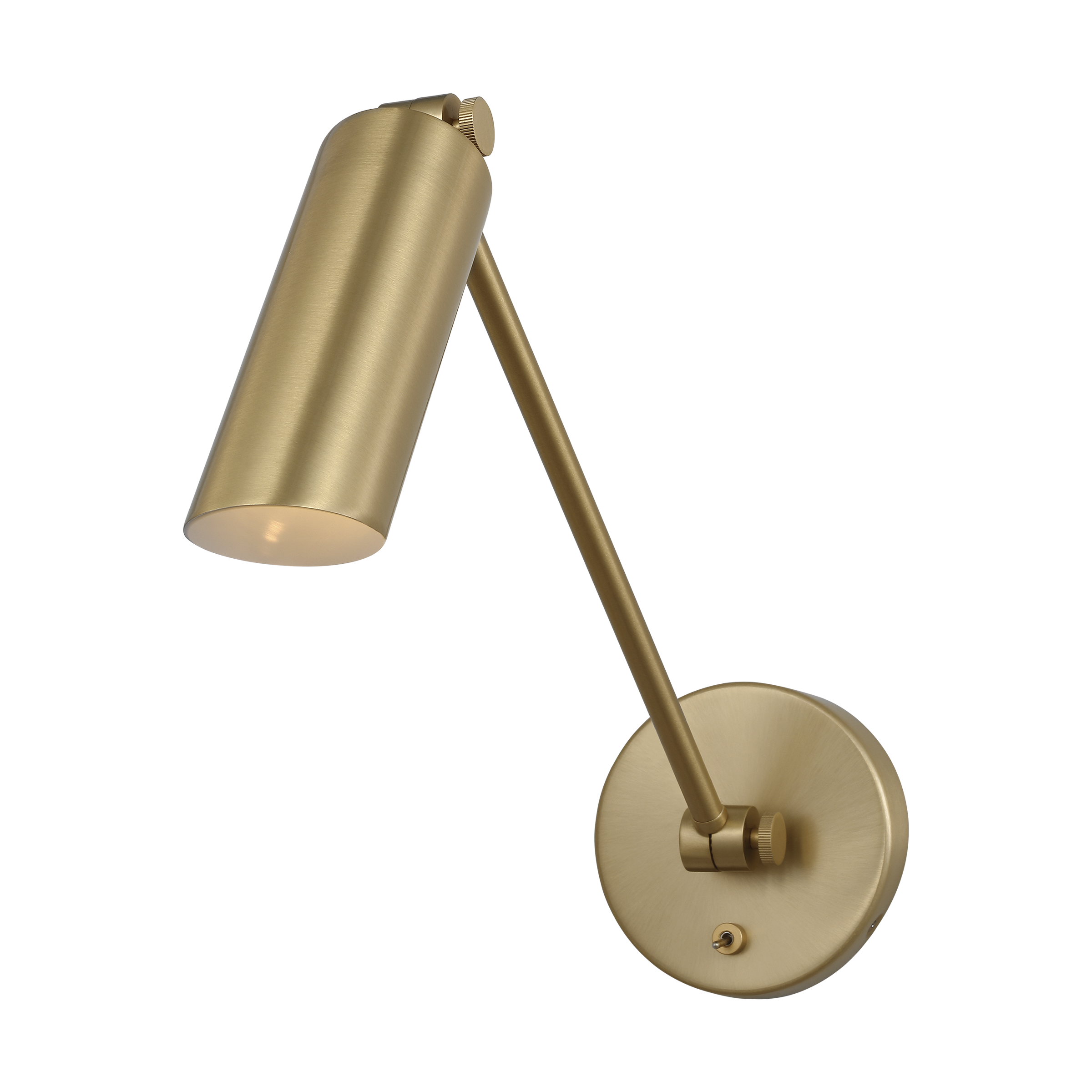 Frasar Arm Medium Sconce Satin Brass