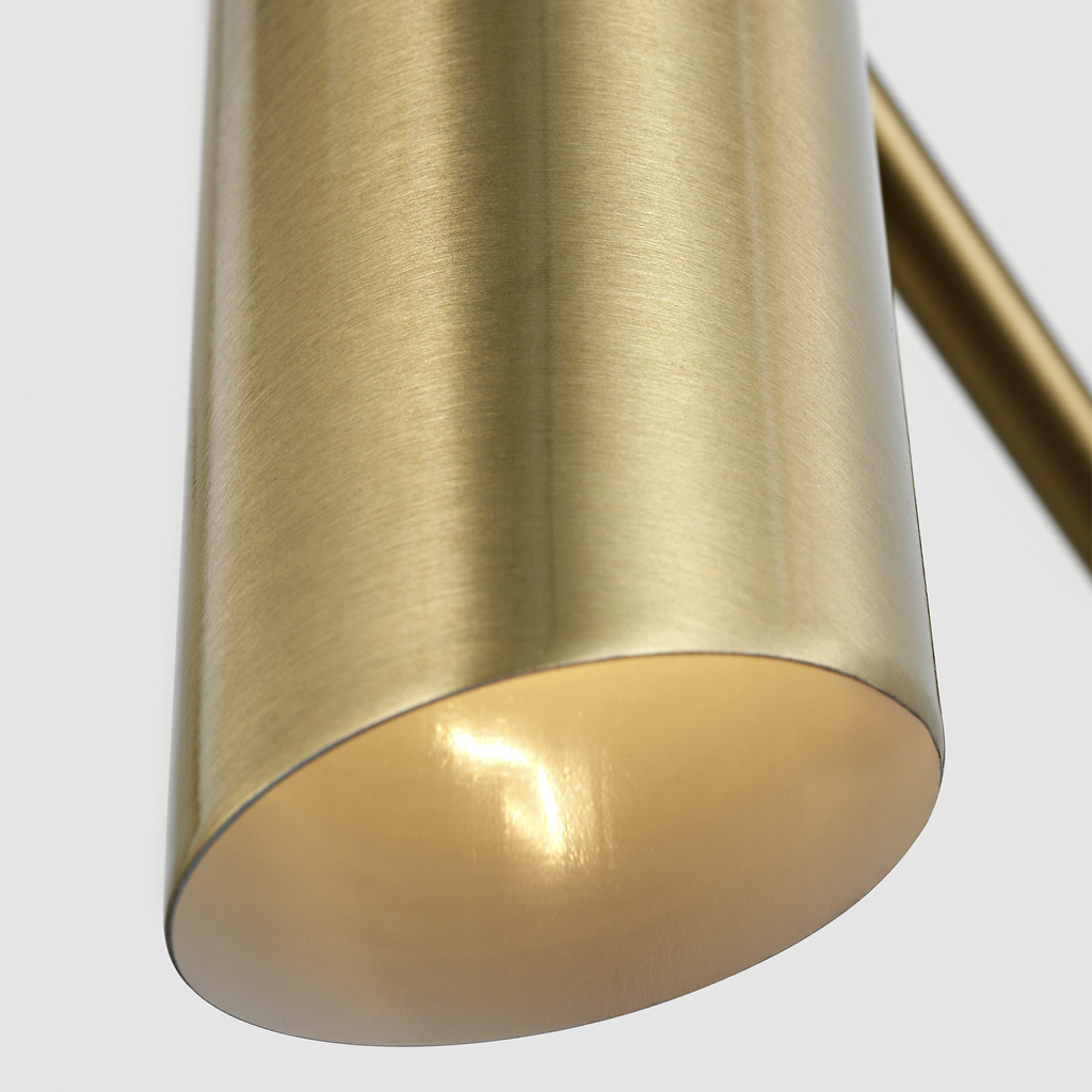 Frasar Arm Medium Sconce Satin Brass
