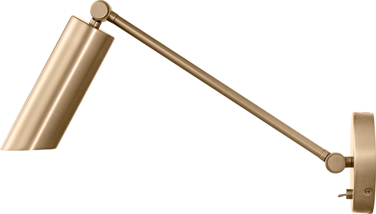 Frasar Arm Medium Sconce Satin Brass