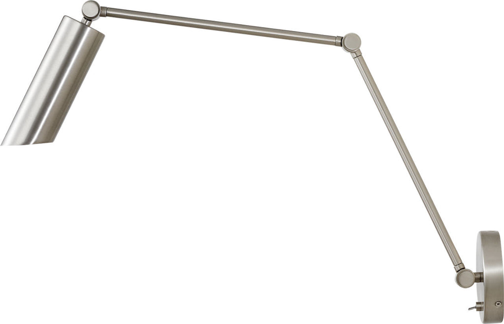 Frasar Arm Large Sconce Brushed Nickel
