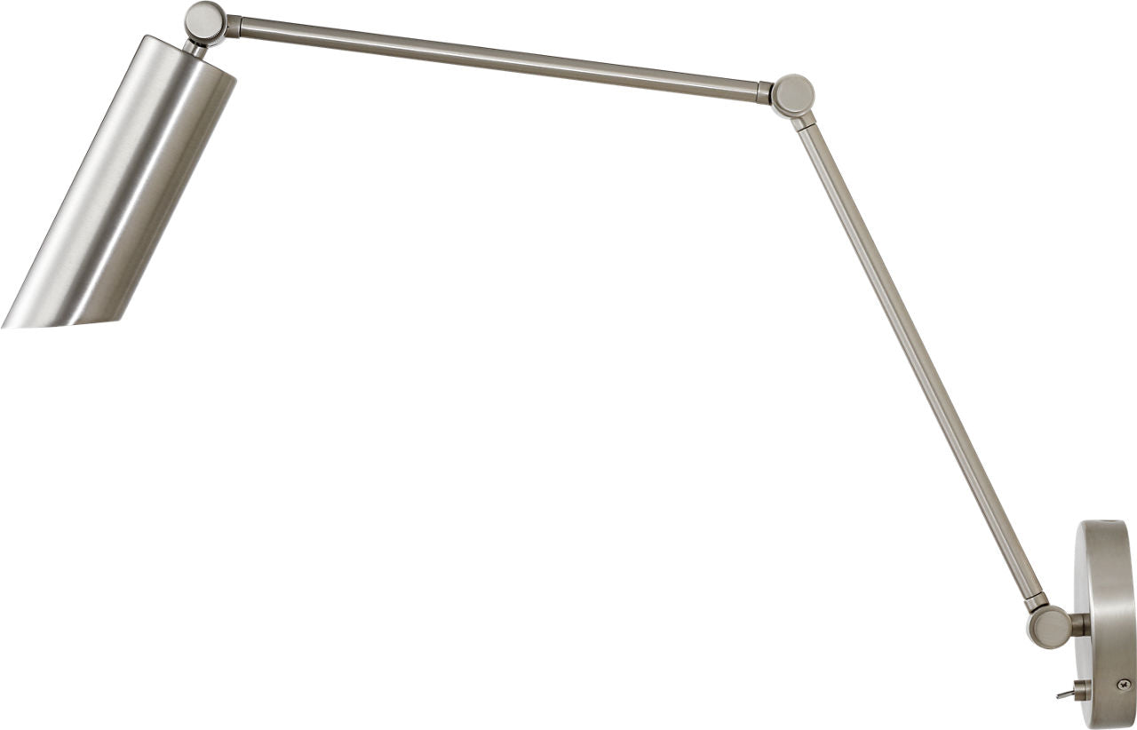 Frasar Arm Large Sconce Brushed Nickel
