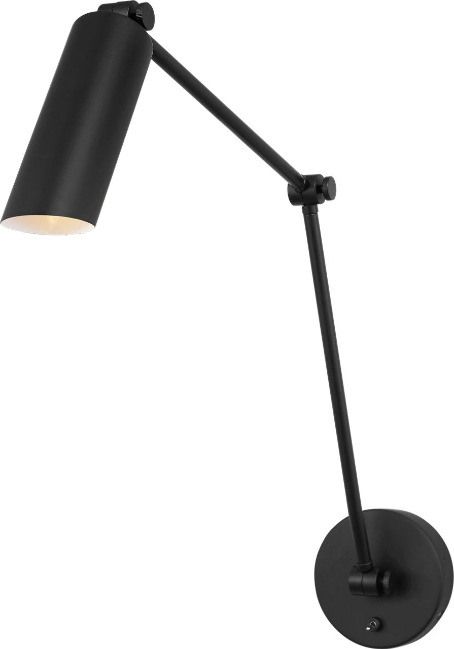 Frasar Arm Large Sconce Midnight Black