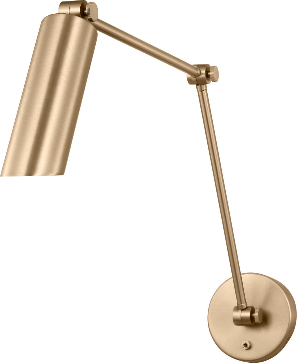 Frasar Arm Large Sconce Satin Brass